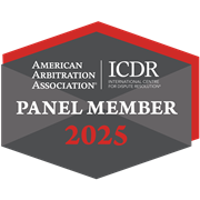 American Artbiration Association Panel Member